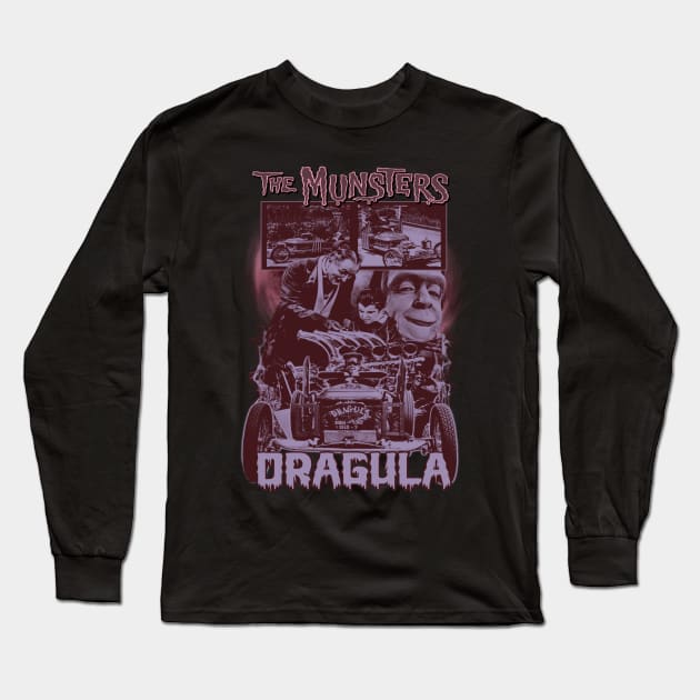 The Munsters. Dragula. (Version 2) Long Sleeve T-Shirt by The Dark Vestiary